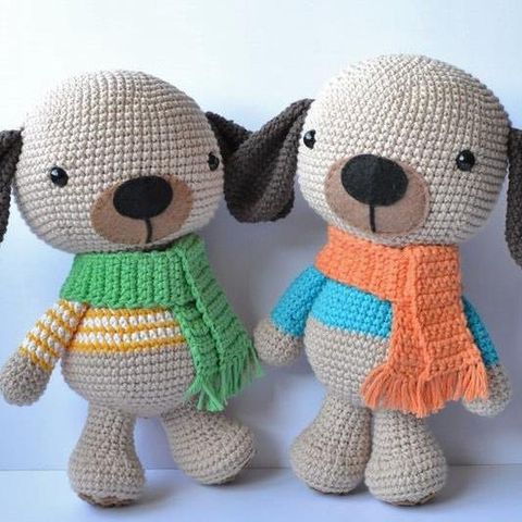 Amigurumi: cachorrinhos