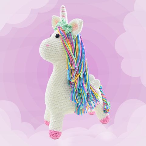 Amigurumi: unicórnio