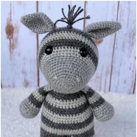 Amigurumi: zebra